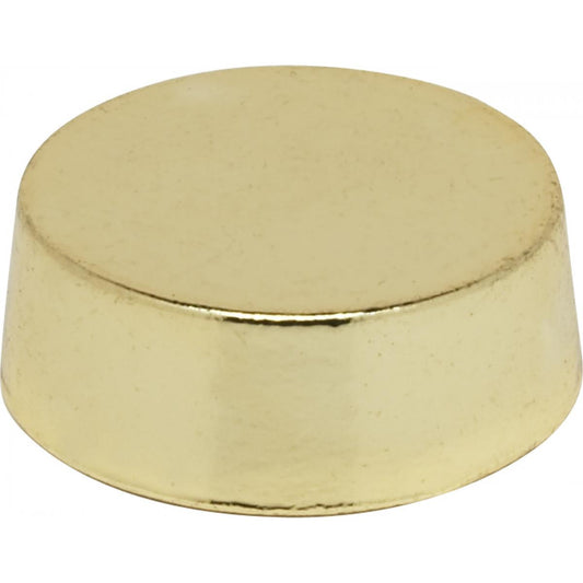 Satco - 90-1050 - 1" Plain Knob - Polished Brass