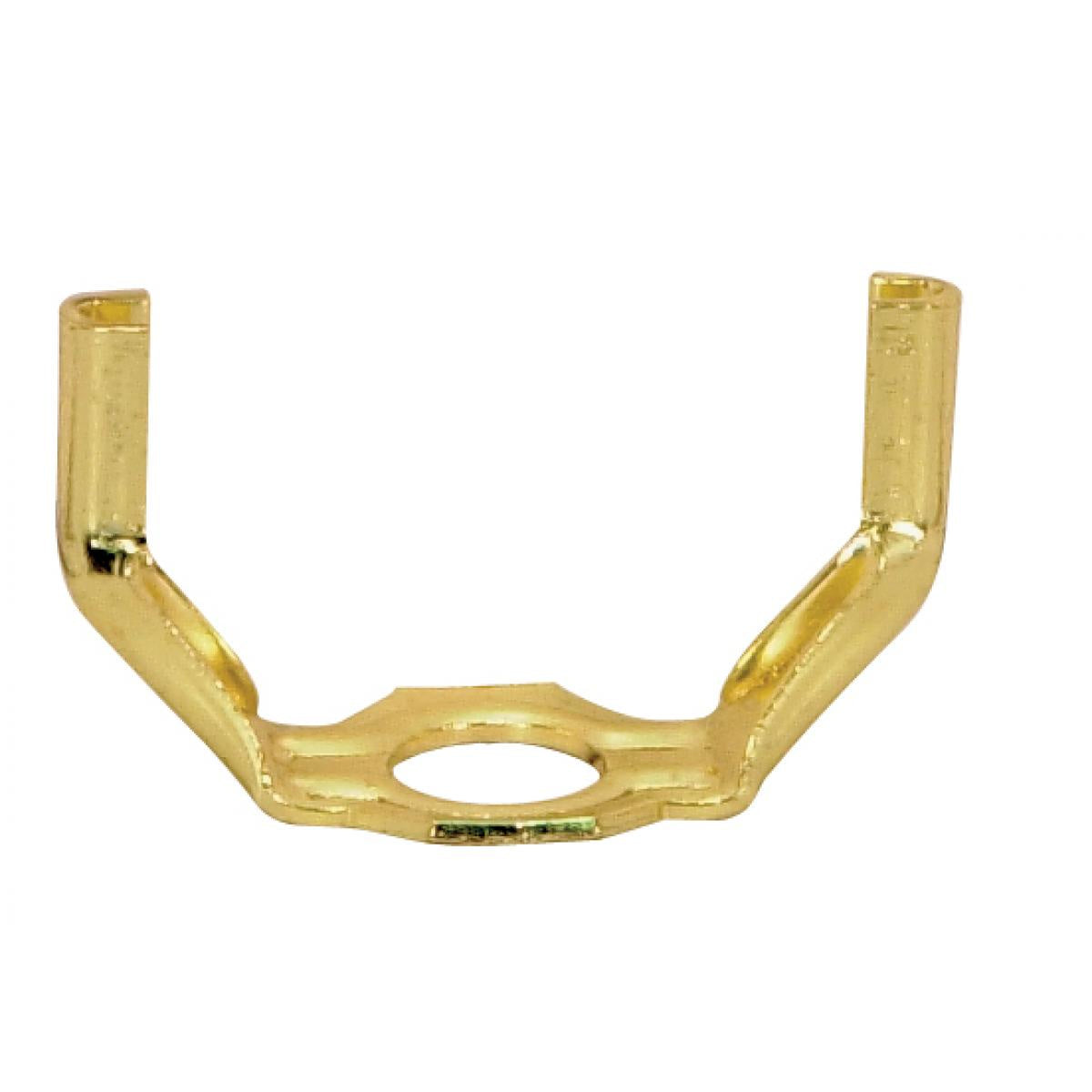 Satco - 90-2093 - Light Duty Saddle - Brass Plated