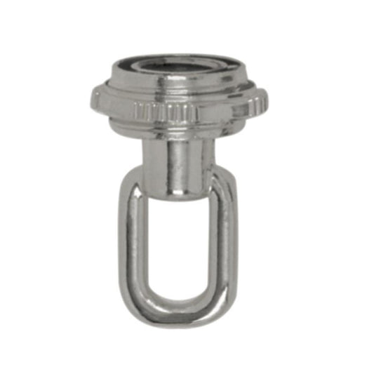 Satco - 90-2494 - 1/4 Ip Matching Screw Collar Loop With Ring - Brushed Nickel