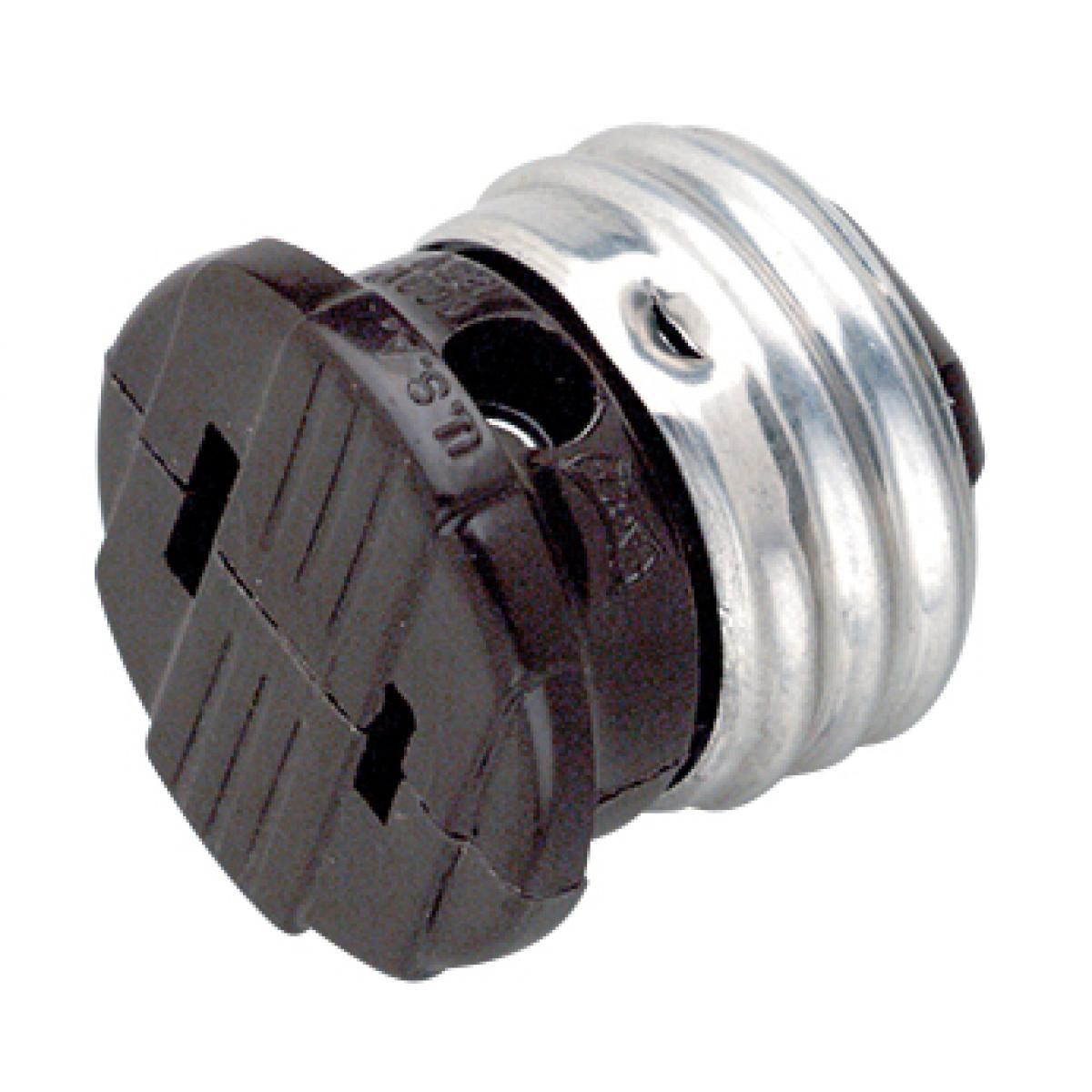Satco - 90-547 - Socket Plug Adapter - Brown