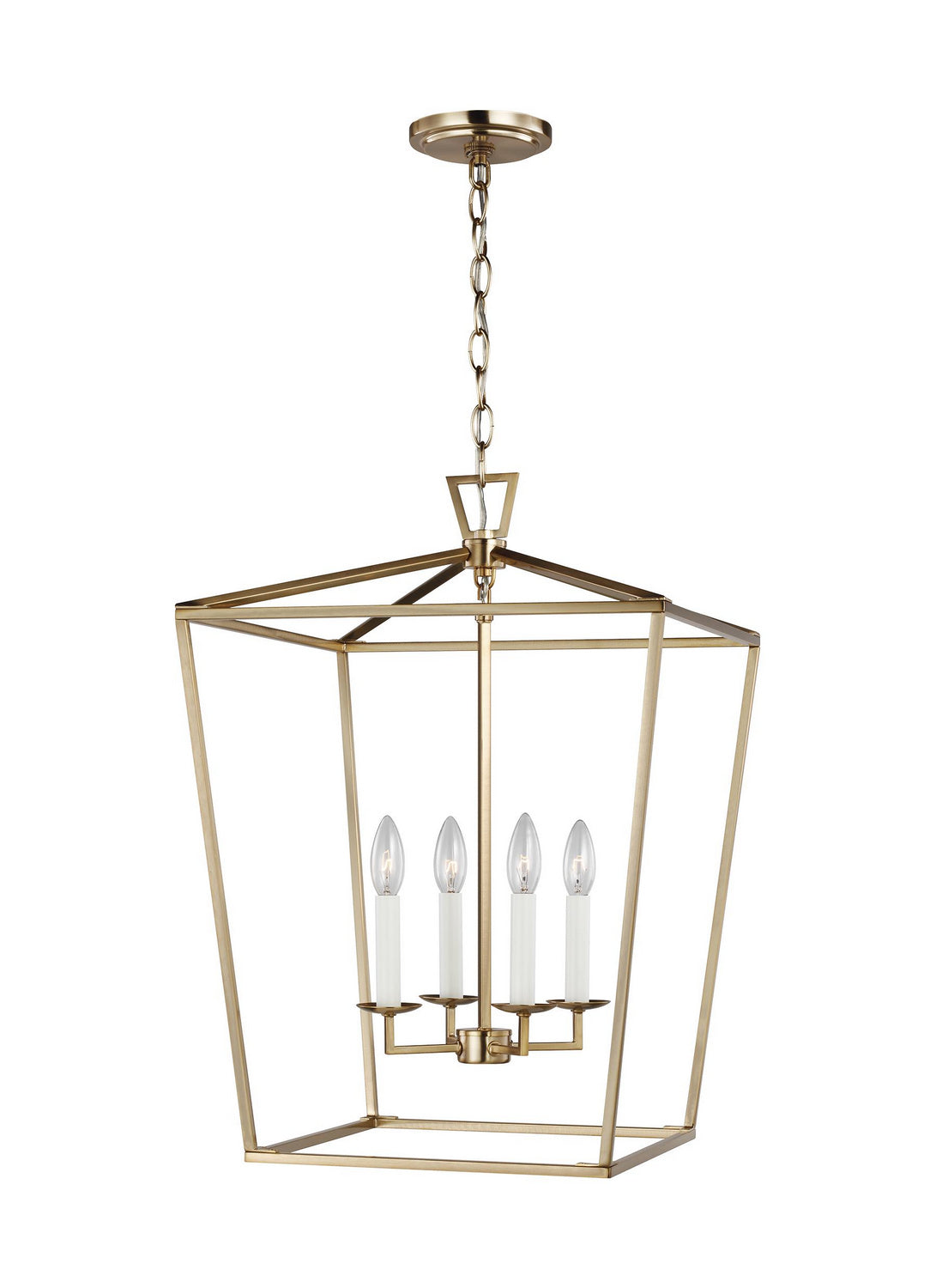 Visual Comfort Studio - 5392604-848 - Four Light Lantern - Dianna - Satin Brass