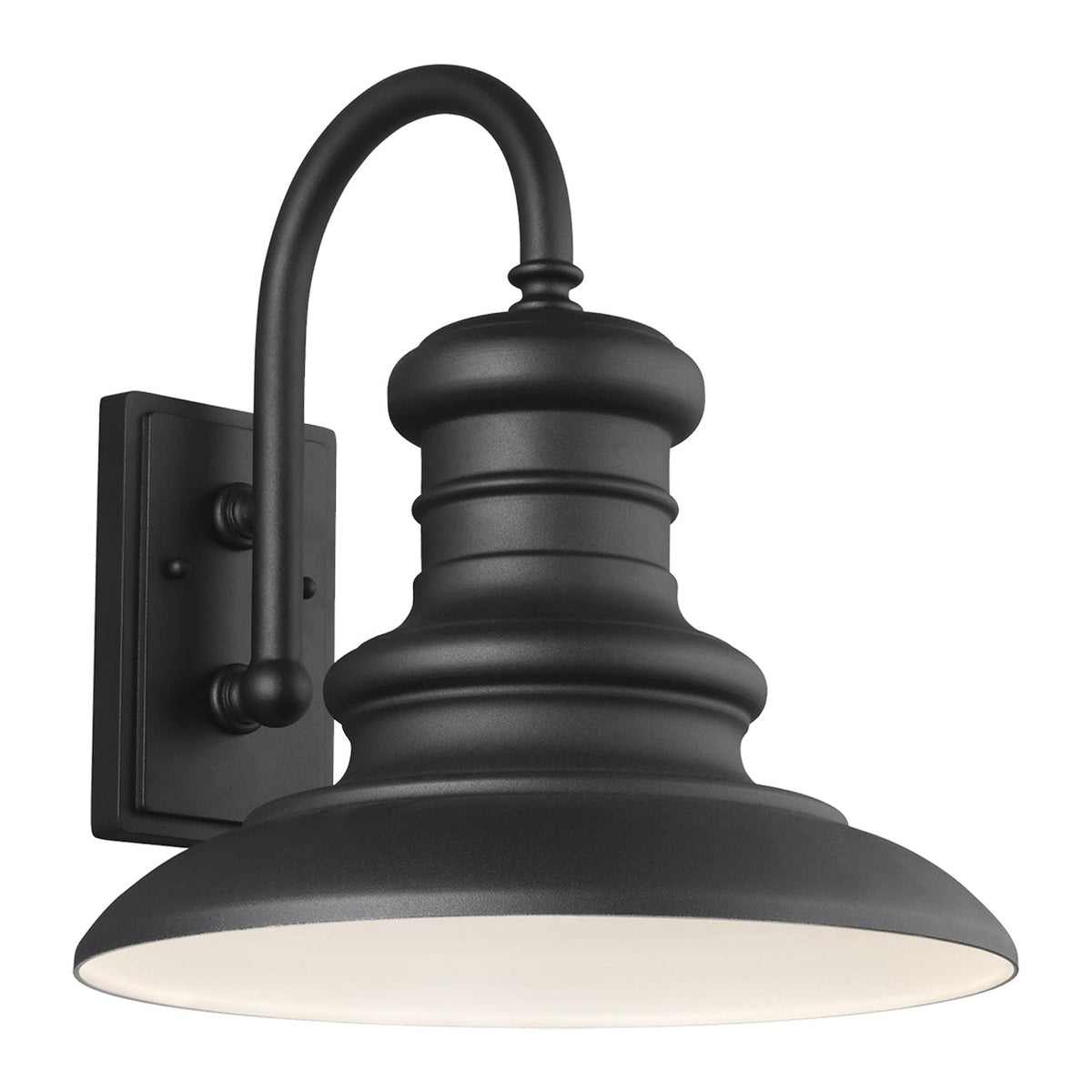 Generation Lighting - OL9004TXB/T - One Light Outdoor Wall Lantern - Redding Station - Textured Black
