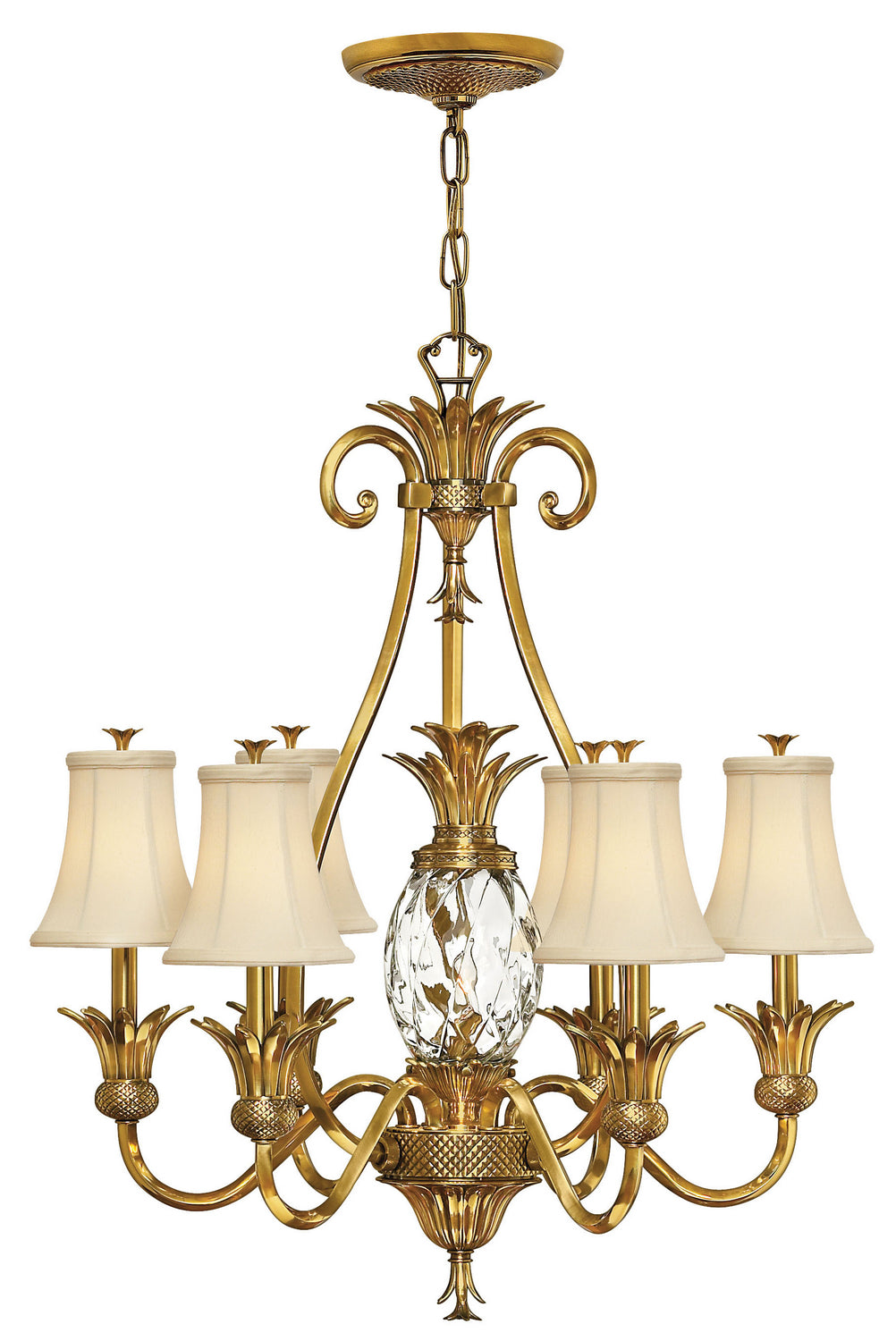 Hinkley - 4886BB - LED Chandelier - Plantation - Burnished Brass