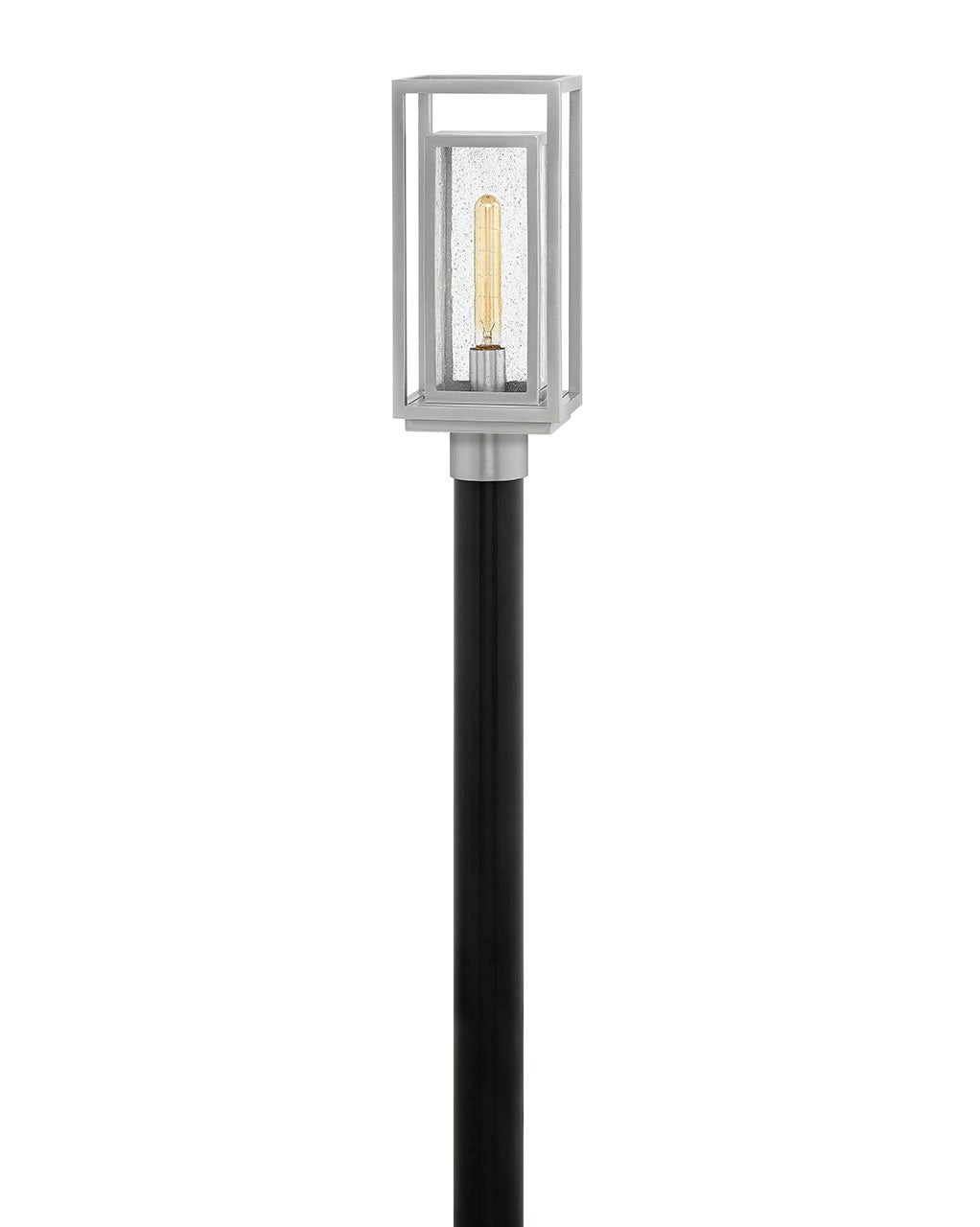Hinkley - 1001SI-LL - LED Post Top or Pier Mount Lantern - Republic - Satin Nickel