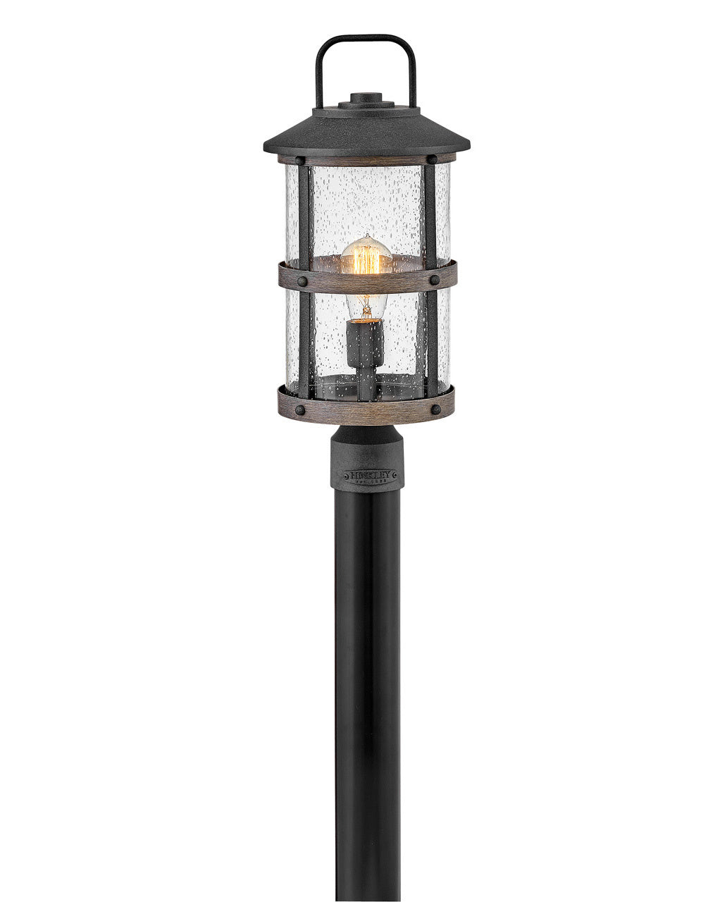 Hinkley - 2687DZ-LL - LED Post Top or Pier Mount Lantern - Lakehouse - Aged Zinc
