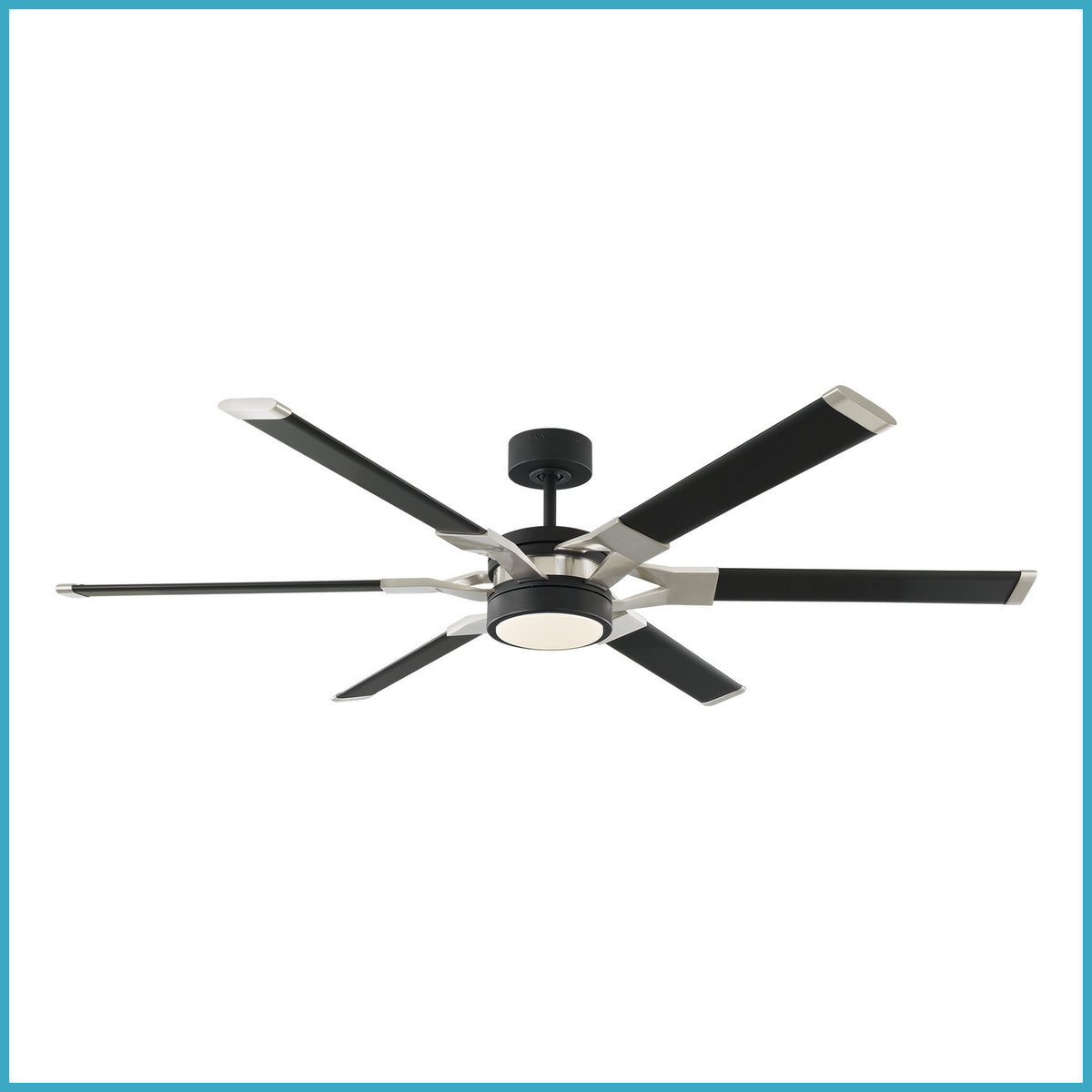 Visual Comfort Fan - 6LFR62MBKD - 62" Ceiling Fan - Loft - Midnight Black