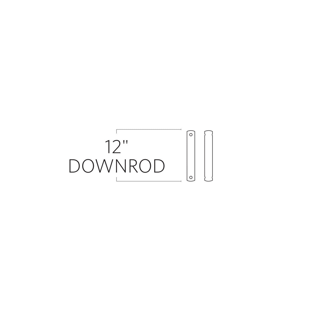 Visual Comfort Fan - DR12KOA - Downrod - Universal - Koa