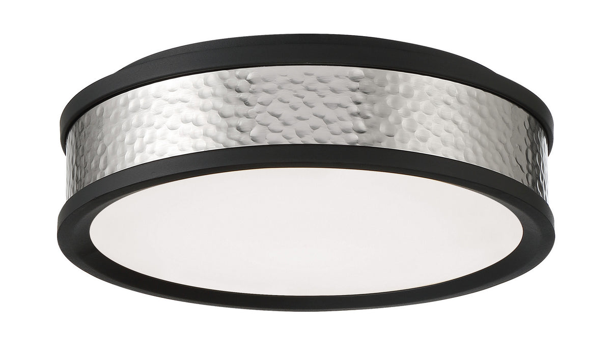 Minka-Lavery - 717-1-691-L - LED Flush Mount - Coal And Brushed Nickel