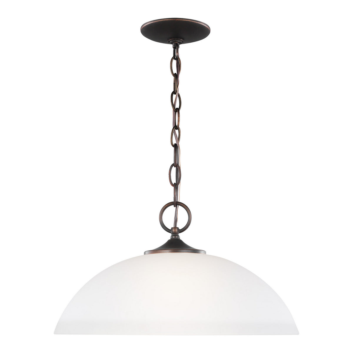 Generation Lighting - 6516501-710 - One Light Pendant - Geary - Bronze