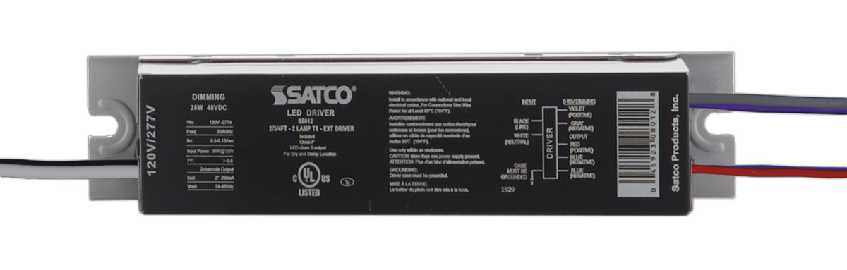 Satco - S8012 - LED Lamp - Black