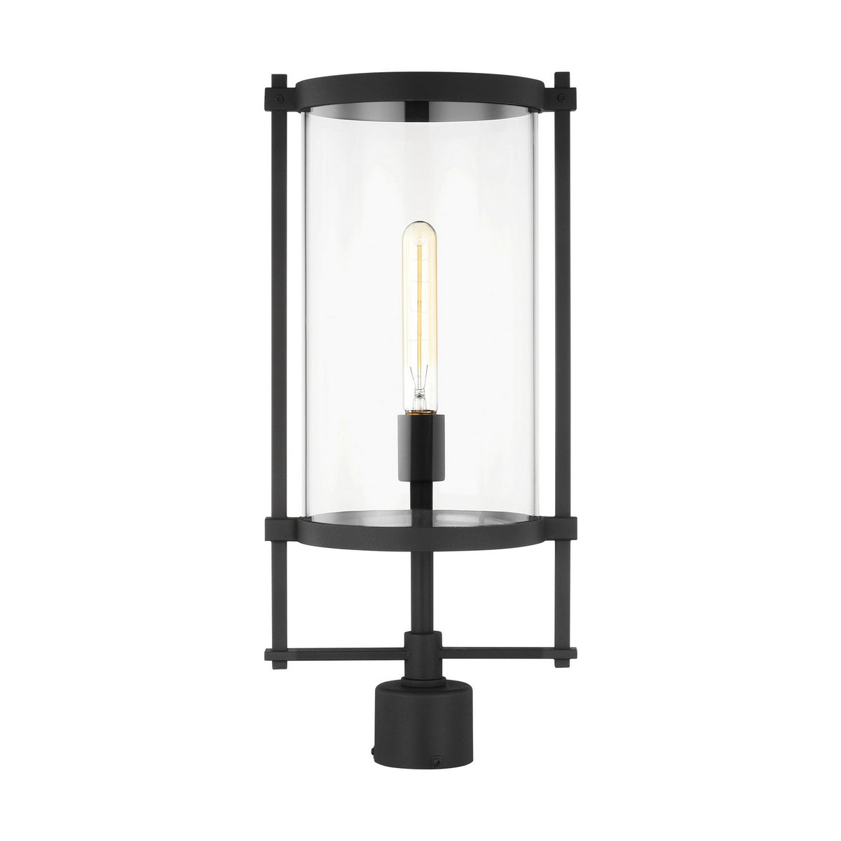 Visual Comfort Studio - CO1351TXB - One Light Outdoor Post Lantern - Eastham - Textured Black