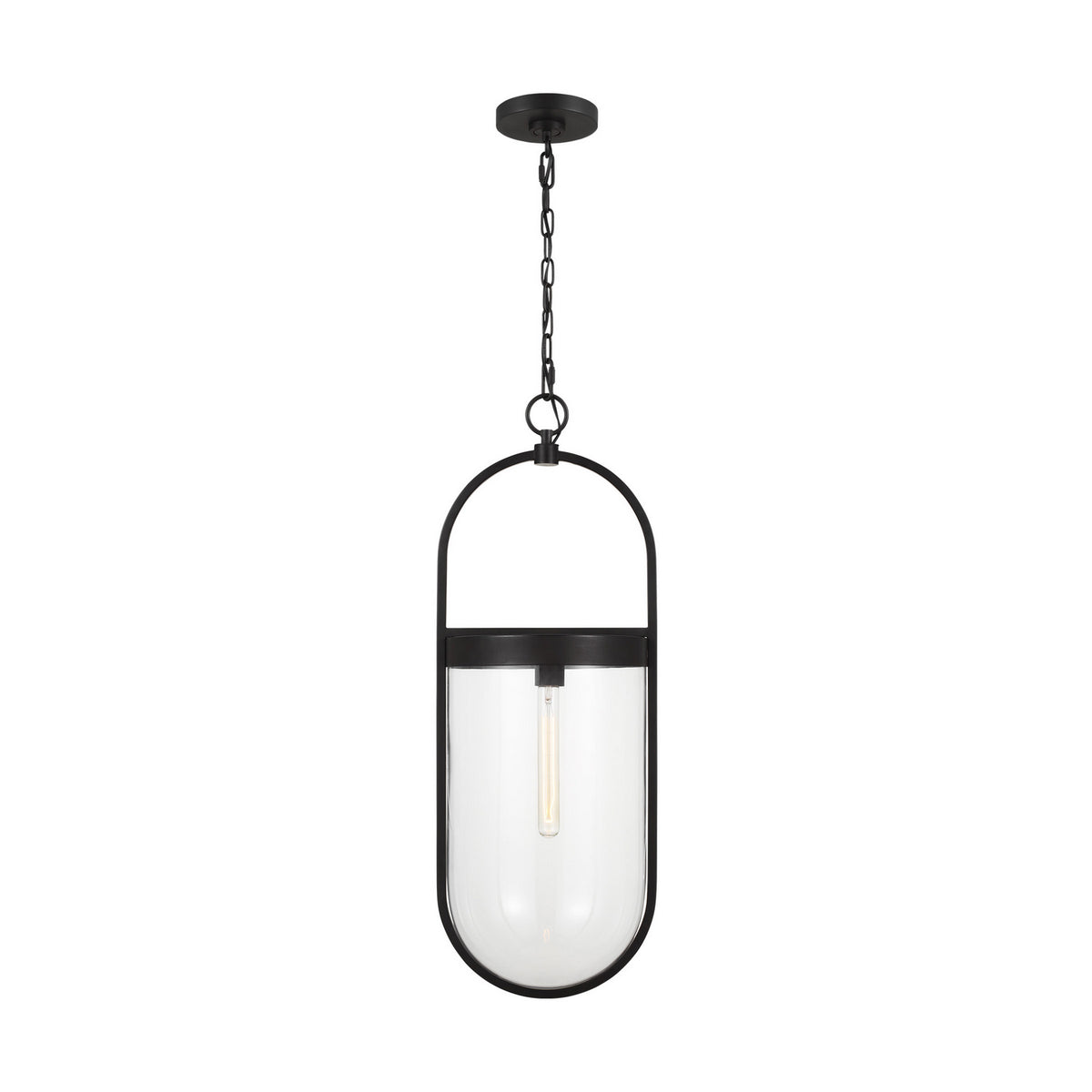 Visual Comfort Studio - CP1361AI - One Light Pendant - Blaine - Aged Iron