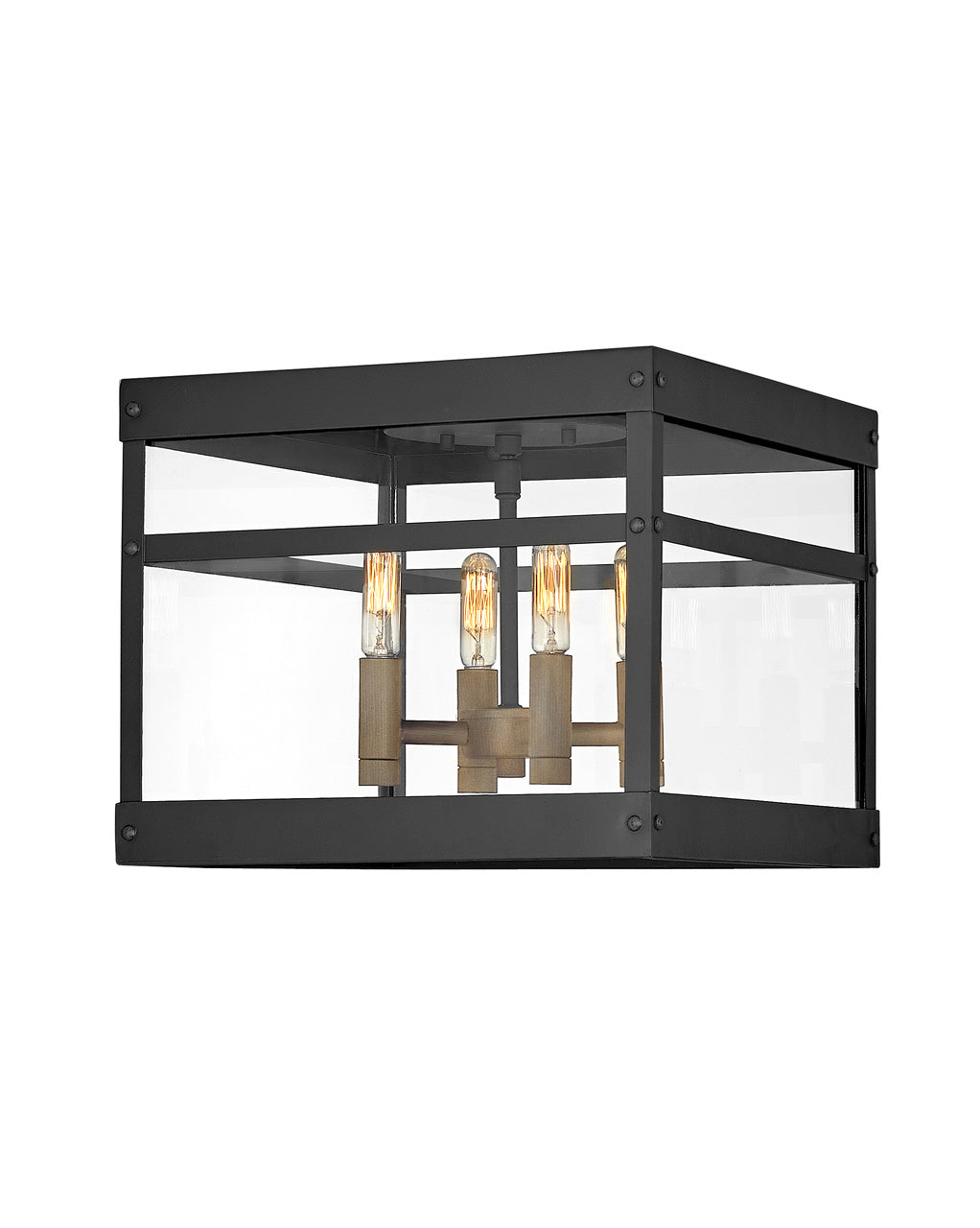 Hinkley - 2803BK - LED Flush Mount - Porter - Black