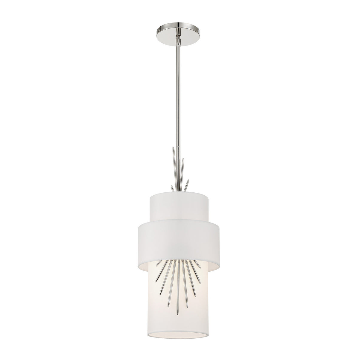 George Kovacs - P5391-613 - One Light Mini Pendant - Gramercy by Robin Baron - Polished Nickel