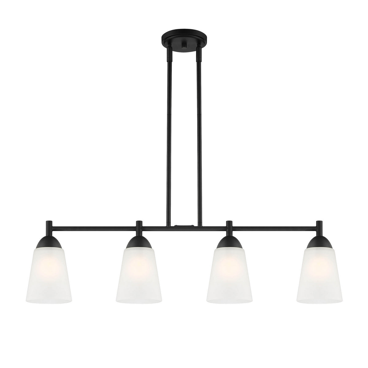 Designers Fountain - D267M-IS-MB - Four Light Island Pendant - Malone - Matte Black