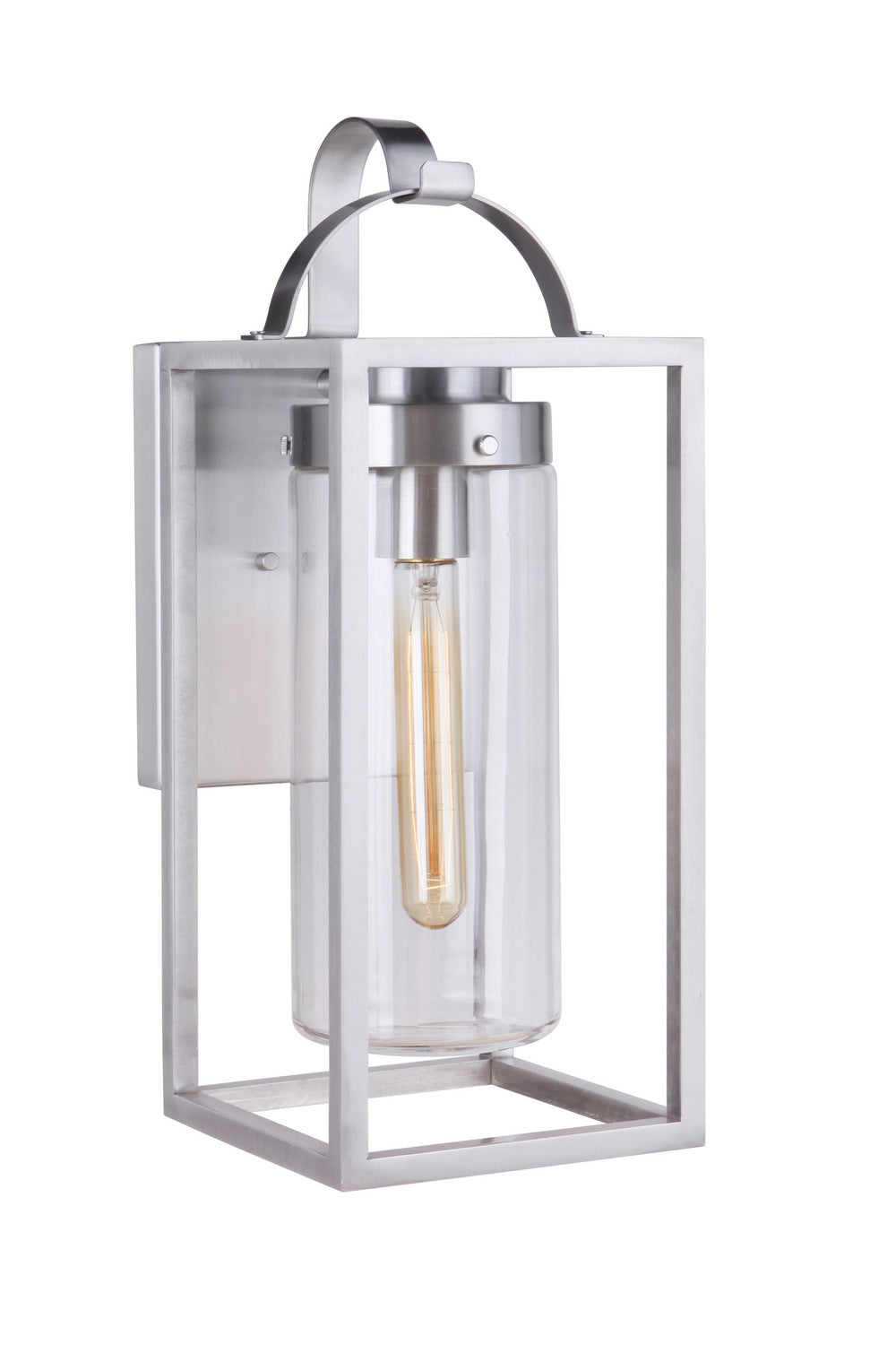 Craftmade - ZA4824-SA - One Light Outdoor Wall Mount - Neo - Satin Aluminum