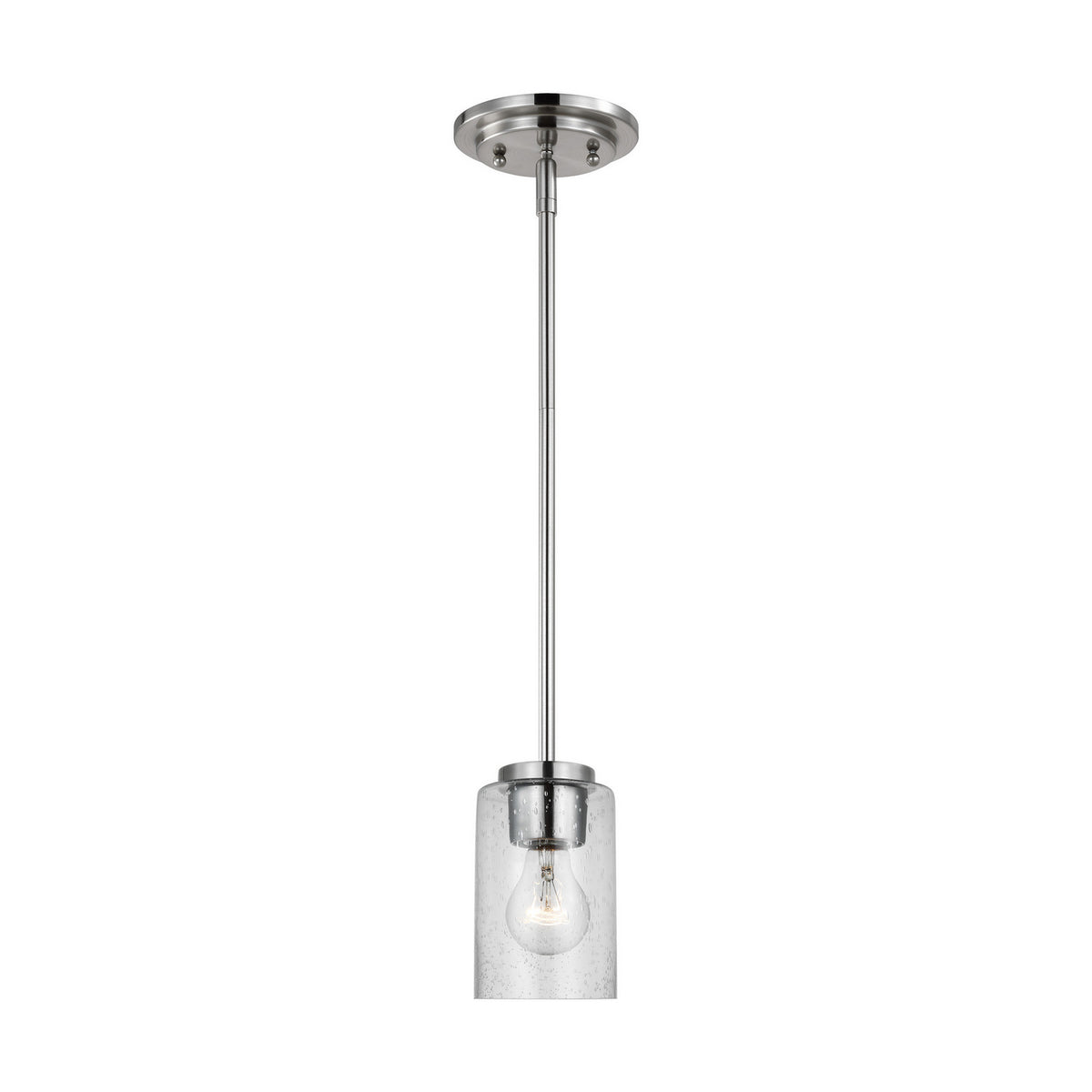 Generation Lighting - 61170-962 - One Light Mini-Pendant - Oslo - Brushed Nickel