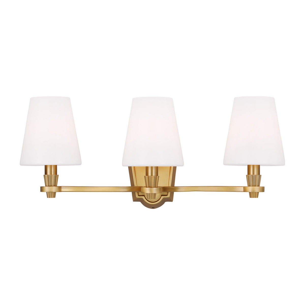 Visual Comfort Studio - AV1003BBS - Three Light Vanity - Paisley - Burnished Brass