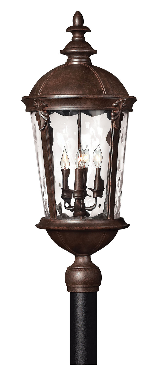 Hinkley - 1891RK - LED Post Top or Pier Mount Lantern - Windsor - River Rock