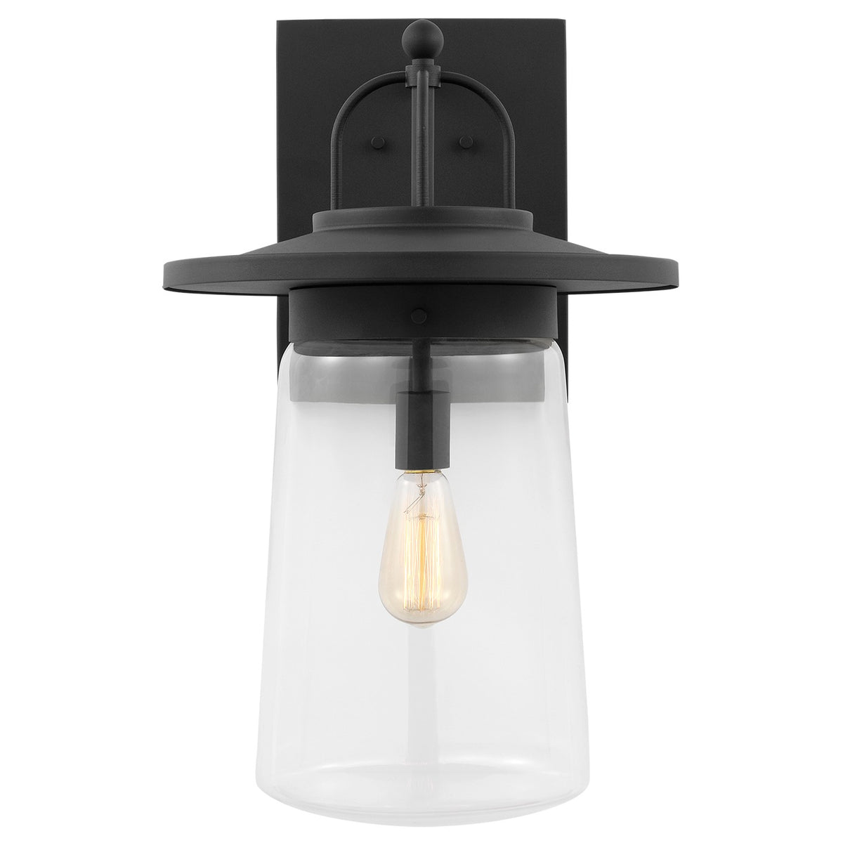Generation Lighting - 8808901-12 - One Light Outdoor Wall Lantern - Tybee - Black