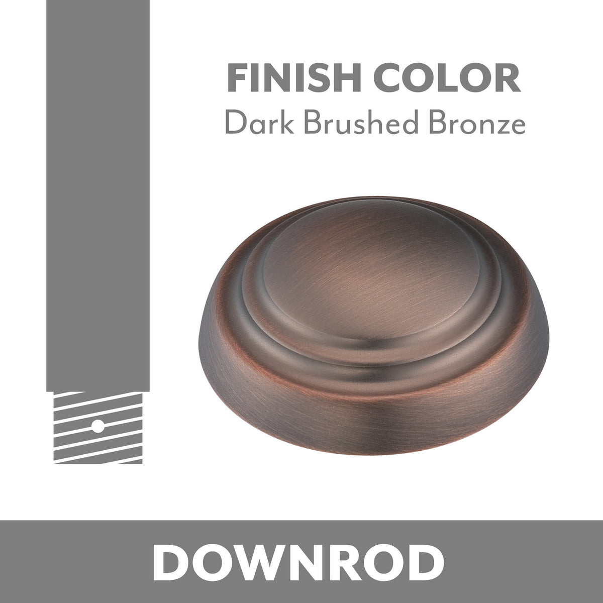 Minka Aire - DR500-DBB - Downrod Coupler - Minka Aire - Dark Brushed Bronze