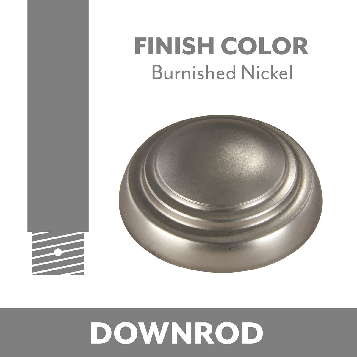 Minka Aire - DR503-BNK - Down Rod - Minka Aire - Burnished Nickel