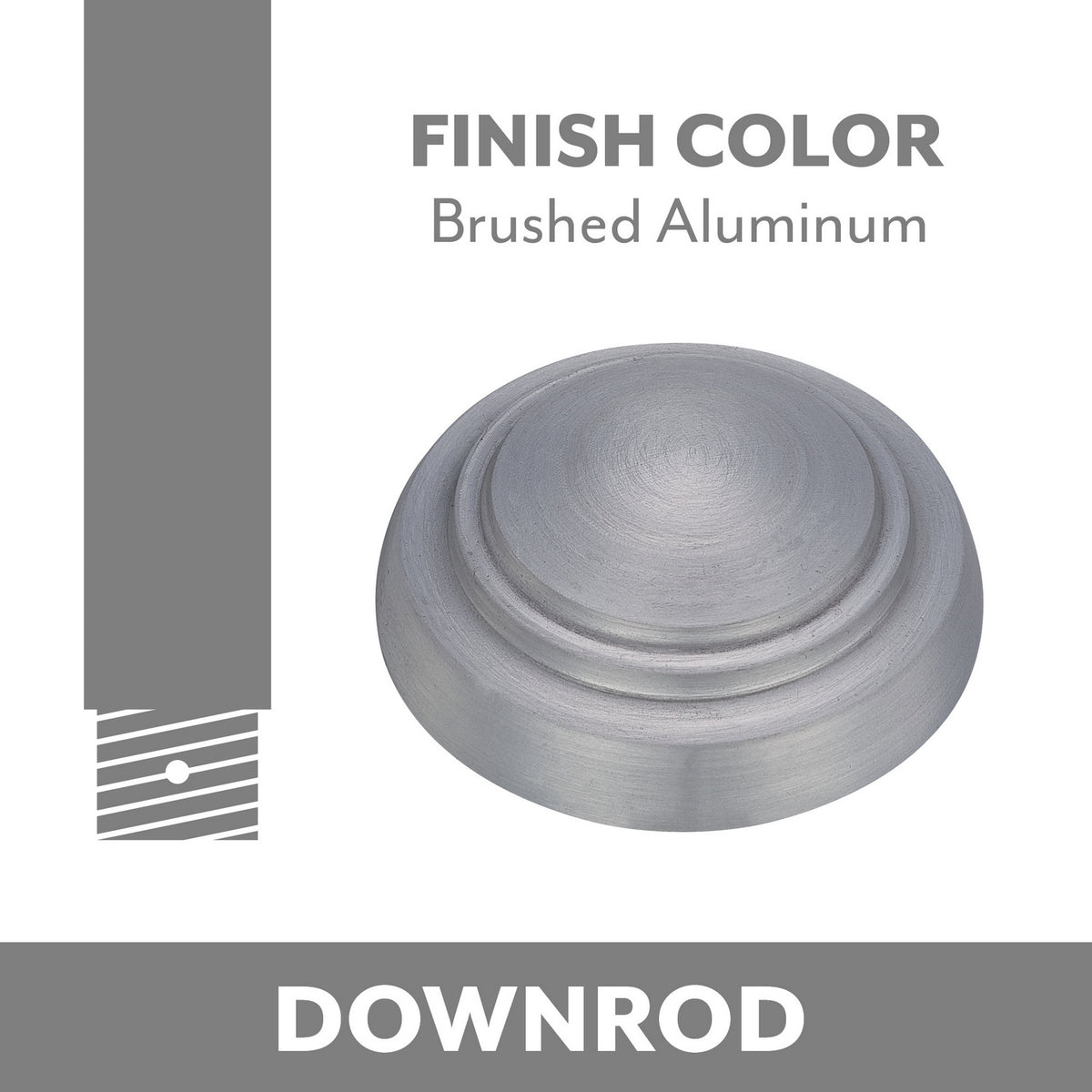 Minka Aire - DR512-ABDD - Down Rod - Minka Aire - Brushed Aluminum