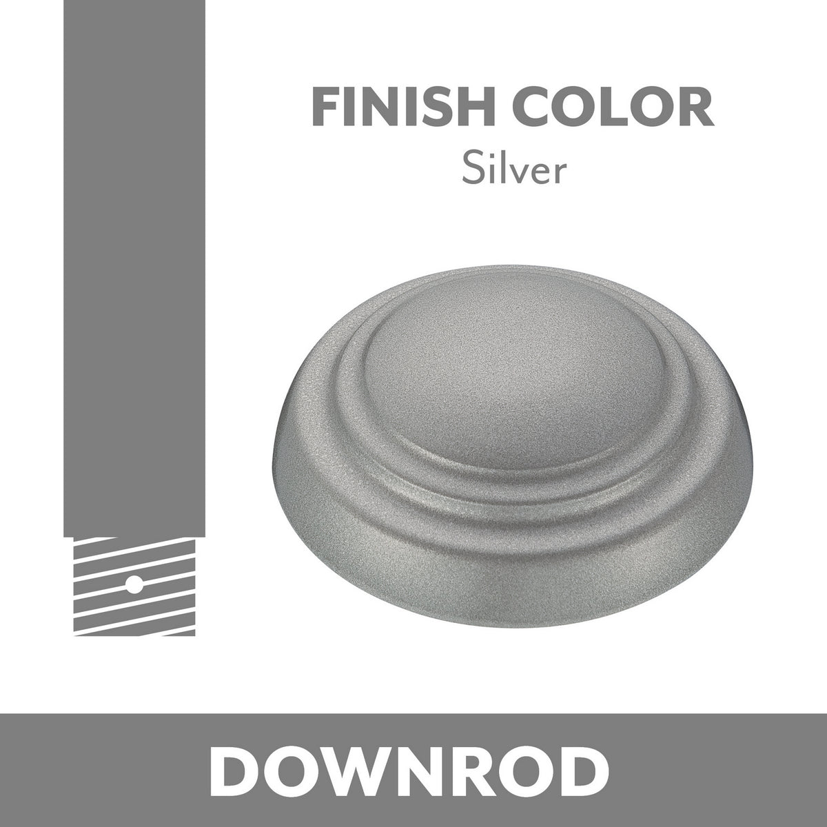 Minka Aire - DR512-SL - Down Rod - Minka Aire - Silver