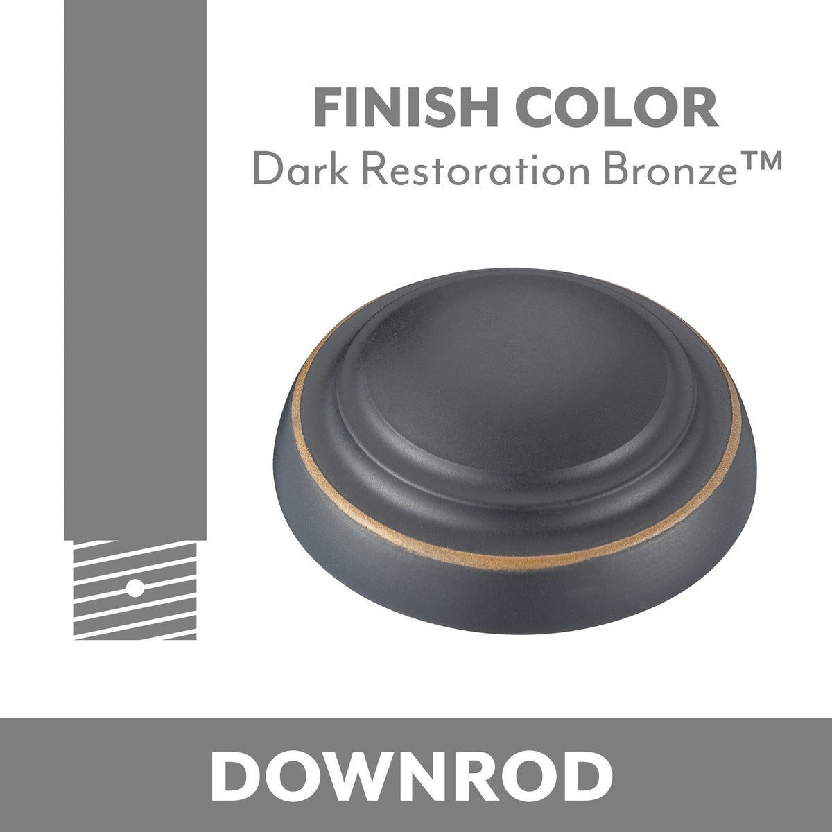 Minka Aire - DR518-DRB - Down Rod - Minka Aire - Dark Restoration Bronze