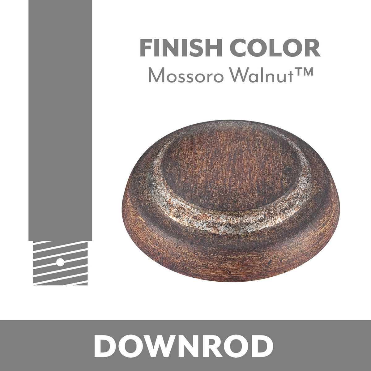 Minka Aire - DR536-MW - Down Rod - Minka Aire - Mossoro Walnut