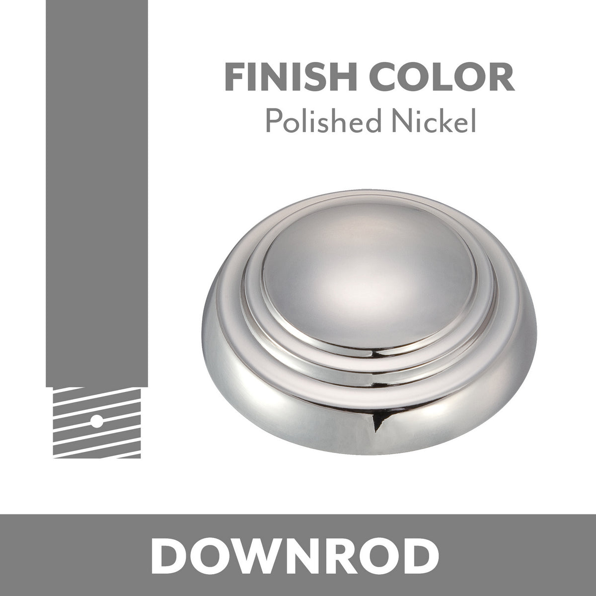 Minka Aire - DR536-PN - Down Rod - Minka Aire - Polished Nickel
