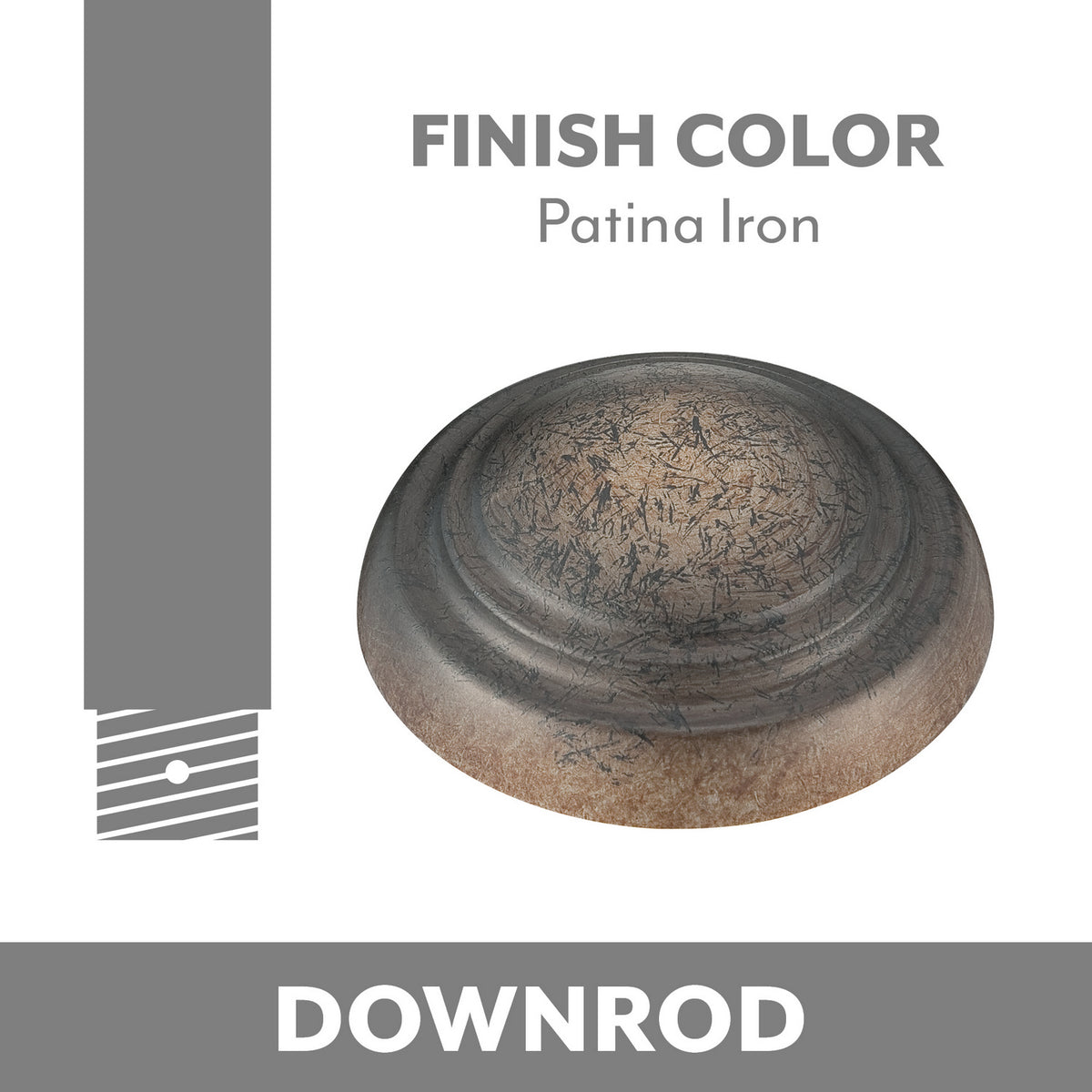 Minka Aire - DR548-PI - Down Rod - Minka Aire - Patina Iron
