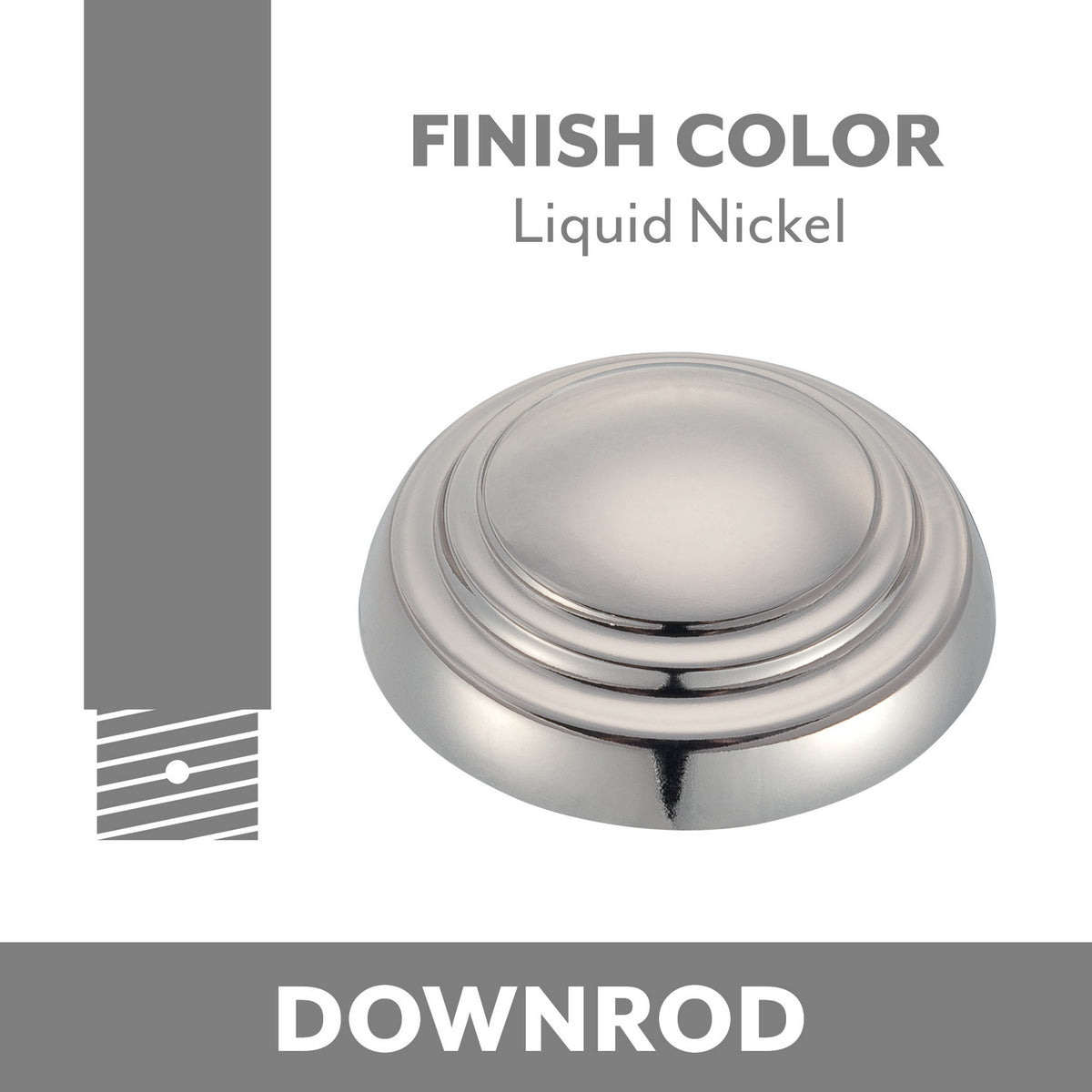 Minka Aire - DR560-LN - Down Rod - Minka Aire - Liquid Nickel