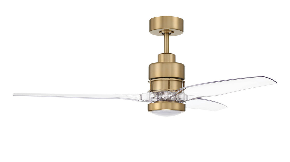 Craftmade - SON52SB3-CAP-NWF - 52" Ceiling Fan - Sonnet WiFi 52" Ceiling Fan no Wifi - Satin Brass