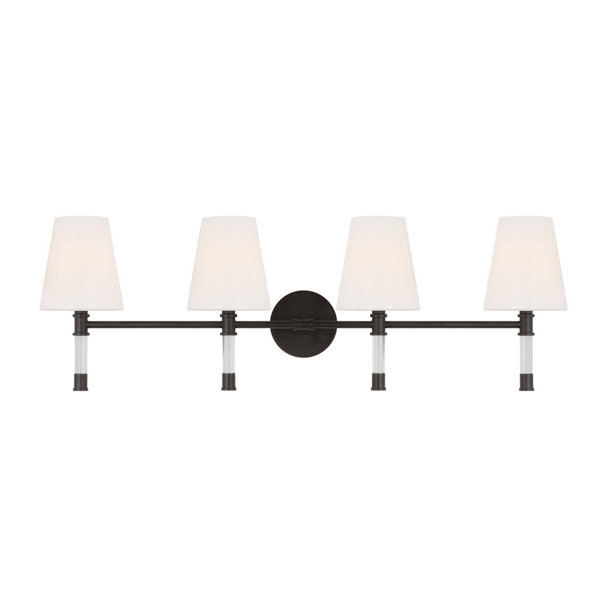 Visual Comfort Studio - CV1054AI - Four Light Bath Vanity - Hanover - Aged Iron