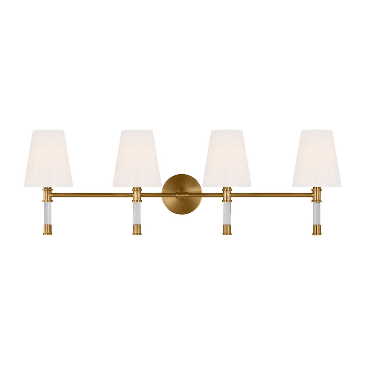 Visual Comfort Studio - CV1054BBS - Four Light Bath Vanity - Hanover - Burnished Brass