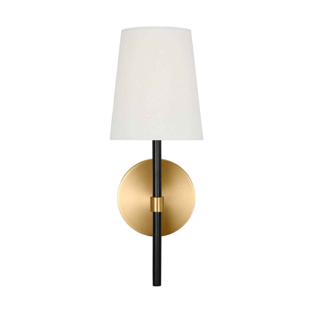 Visual Comfort Studio - KSW1081BBSGBK - One Light Wall Sconce - Monroe - Burnished Brass