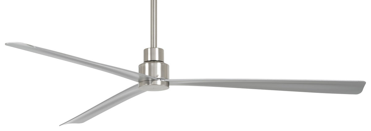 Minka Aire - F789-BNW - 65" Ceiling Fan - Simple - Brushed Nickel Wet