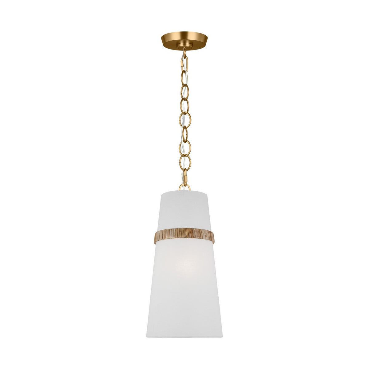 Visual Comfort Studio - AP1161RTN - One Light Pendant - Cordtlandt - rattan