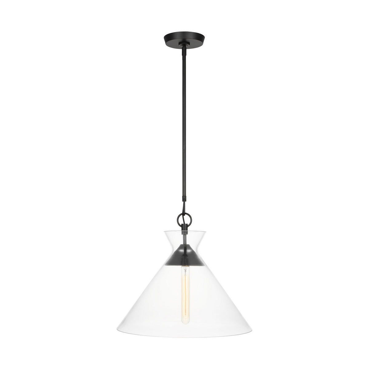 Visual Comfort Studio - CP1031AI - One Light Pendant - Atlantic - Aged Iron