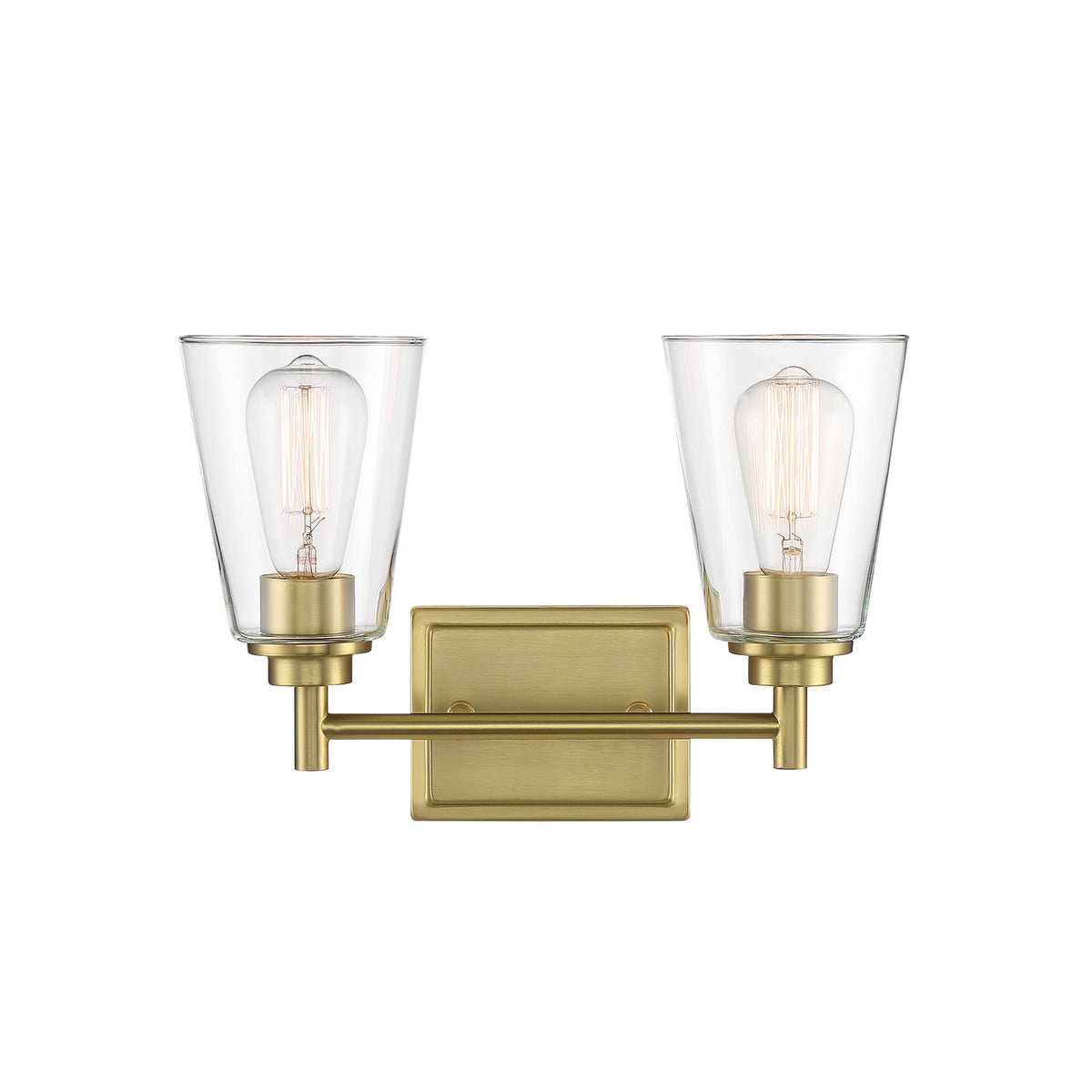 Designers Fountain - 95702-BG - Two Light Vanity - Westin - Brushed Gold