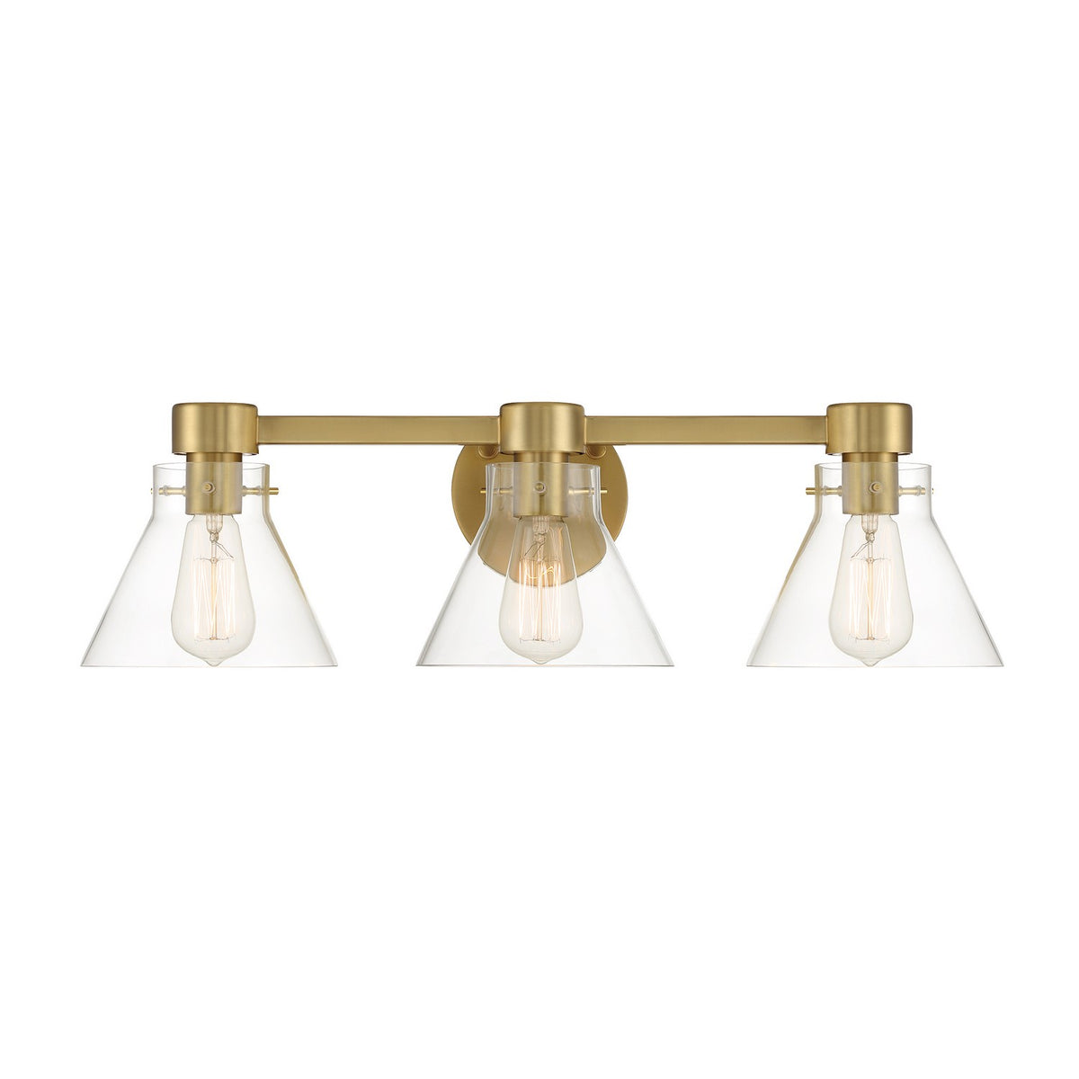 Designers Fountain - D204M-3B-BG - Three Light Vanity - Willow Creek (existing DF extension) - Brushed Gold