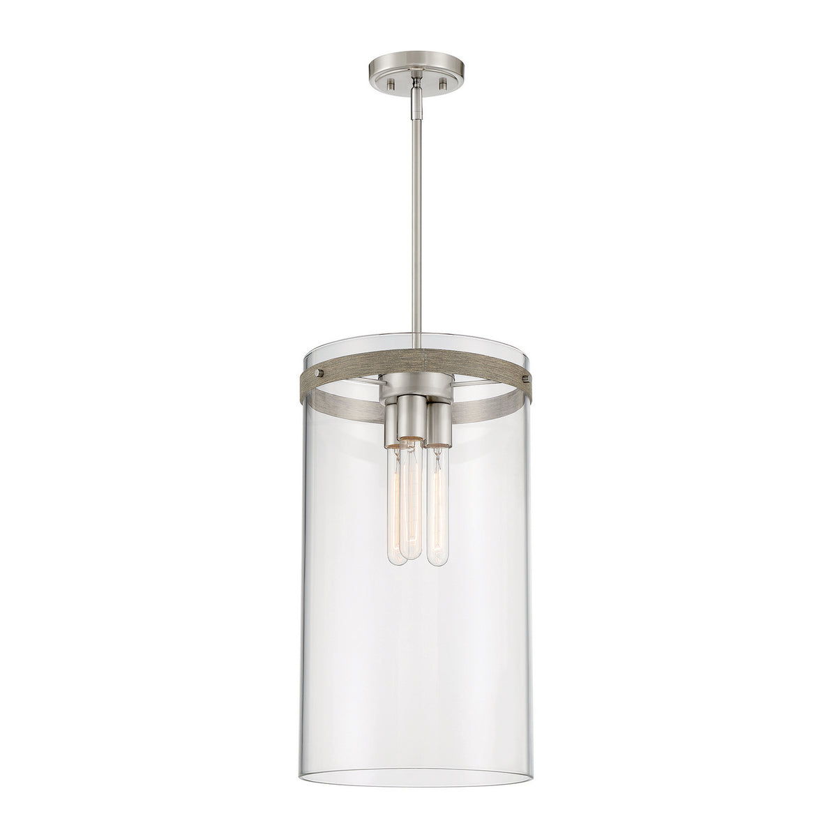Designers Fountain - D227M-11P-BN - Three Light Pendant - Reflecta - Brushed Nickel