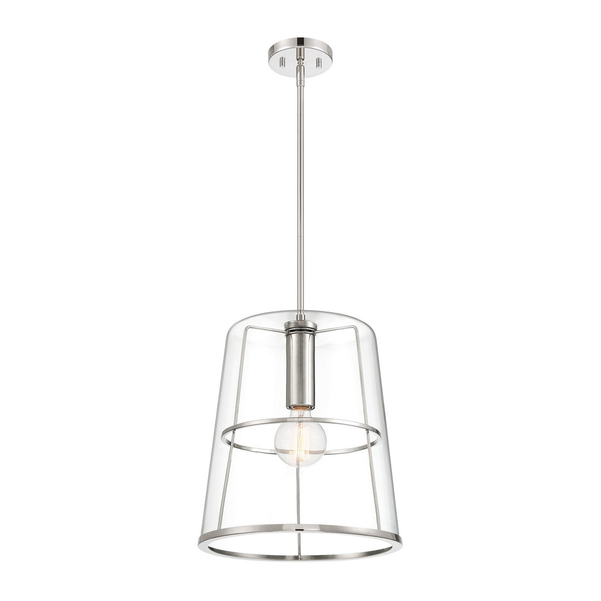 Designers Fountain - D299M-14P-PN - One Light Pendant - Alonzo - Polished Nickel