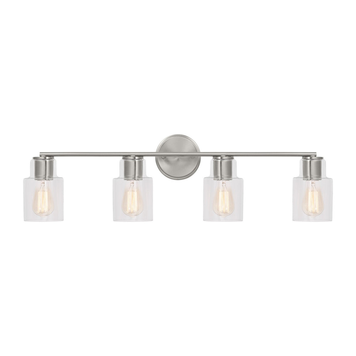Visual Comfort Studio - DJV1004BS - Four Light Bath - Sayward - Brushed Steel