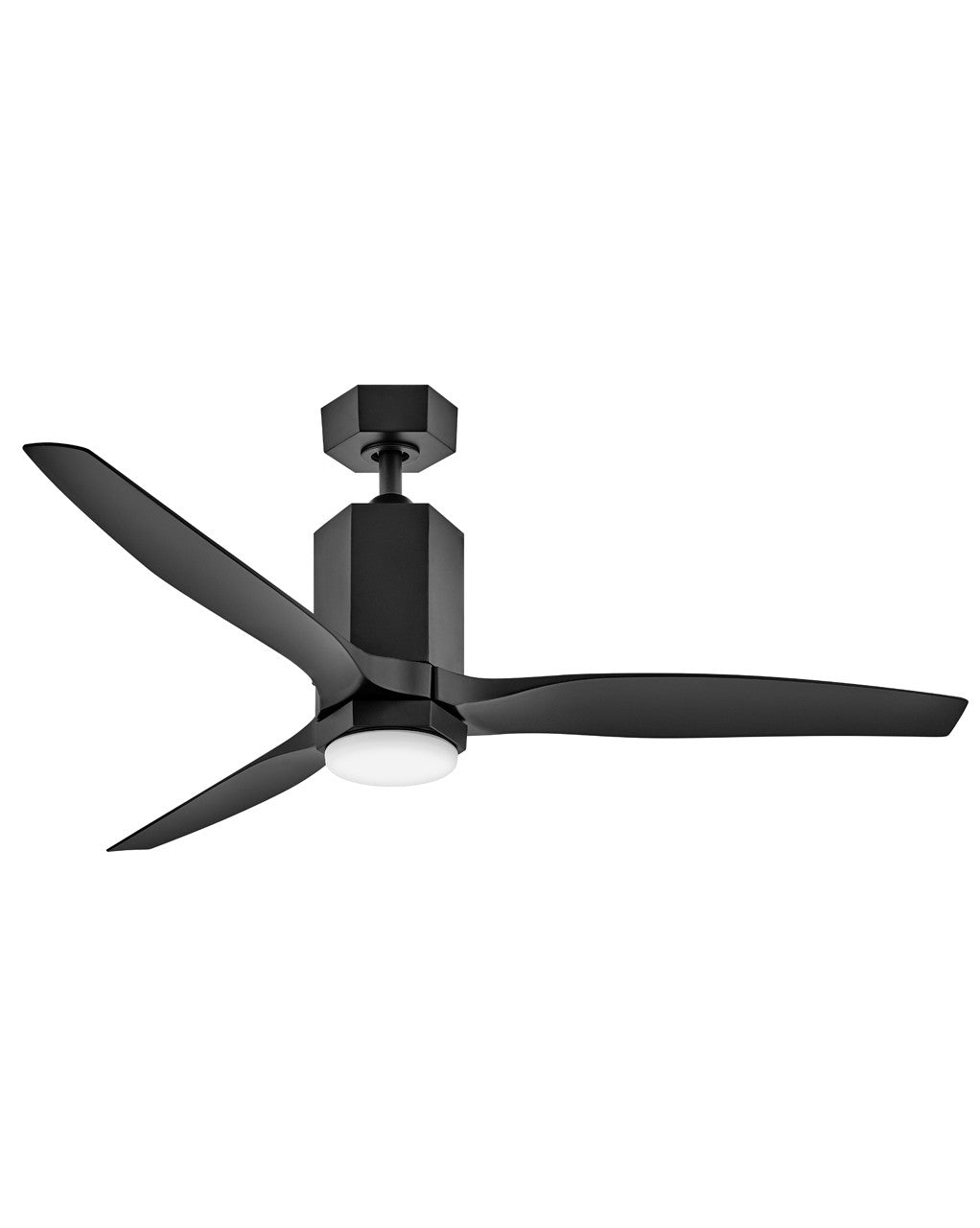 Hinkley - 905852FMB-LDDK - 52"Ceiling Fan - Facet - Matte Black