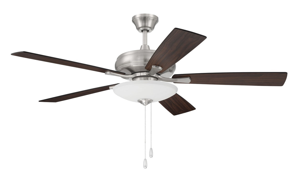 Craftmade - ECF111BNK5-DWWLN - 52" Ceiling Fan - Eos 3 Light Bowl - Brushed Polished Nickel