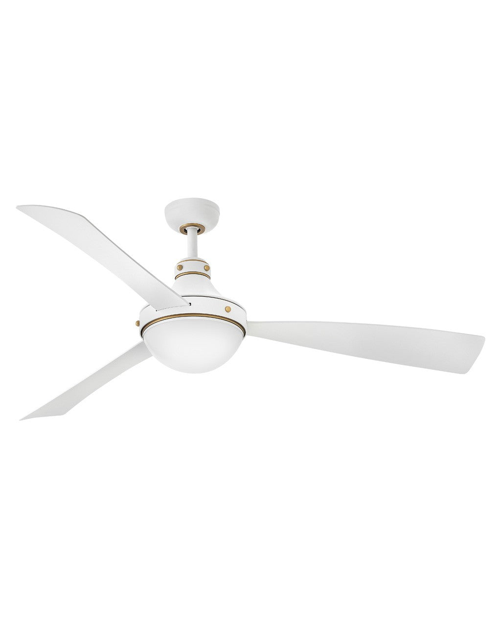 Hinkley - 905962FMW-LWD - 62"Ceiling Fan - Oliver - Matte White