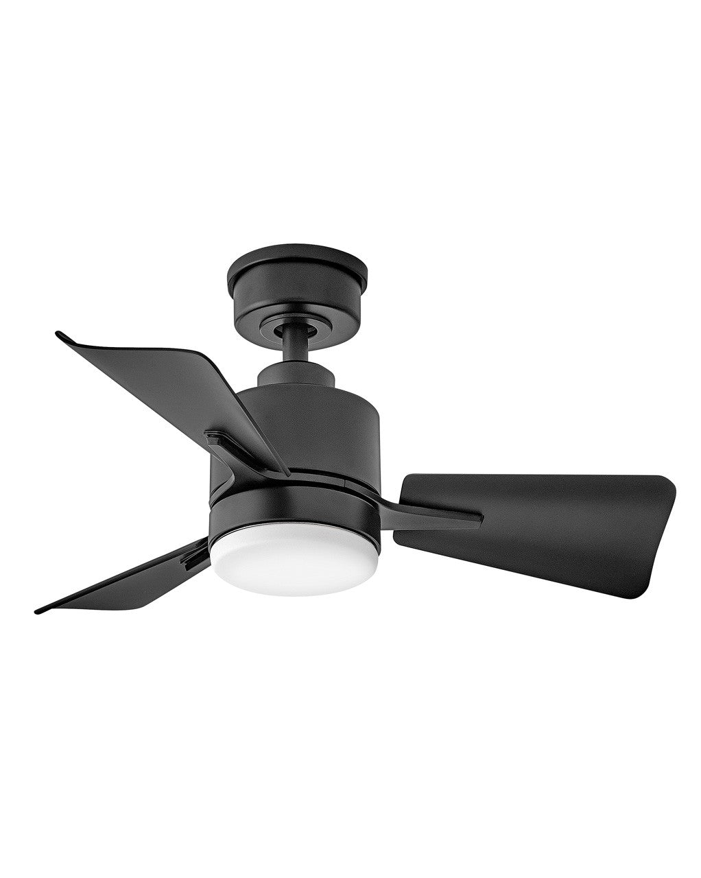 Hinkley - 906030FMB-LDA - 30"Ceiling Fan - Atom - Matte Black