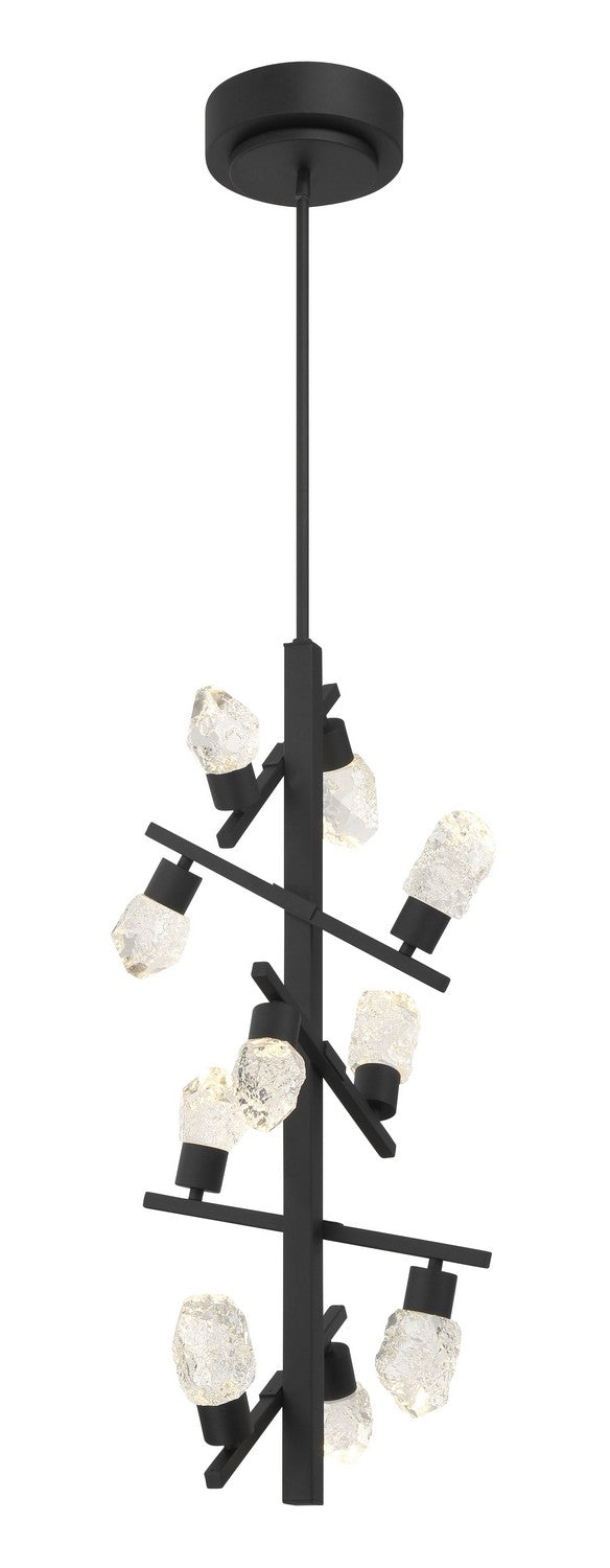 George Kovacs - P1536-066-L - LED Foyer Pendant - Kosmyc - Sand Coal Black